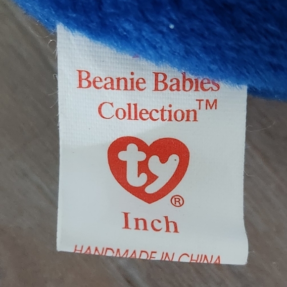 ๐ Ty Beanie Baby โInchโ the Inchworm โ 1995 Vintage Plush, Excellent Condition - Picture 9 of 10